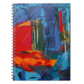 Abstract schilderij notitieboek (Voorkant)