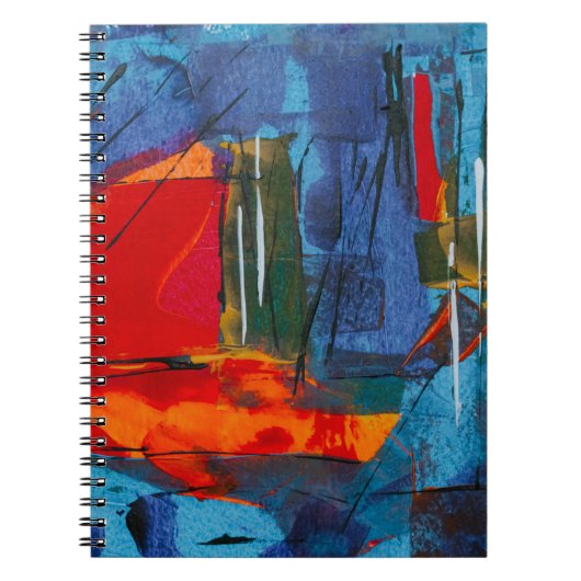 Abstract schilderij notitieboek (Voorkant)