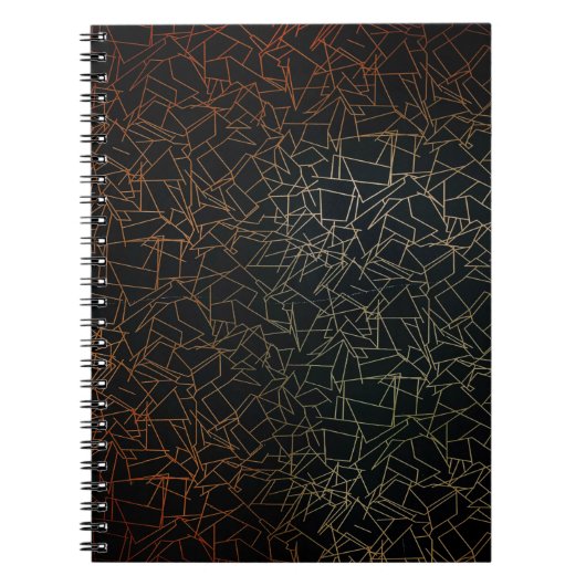 Abstract schilderij notitieboek (Voorkant)