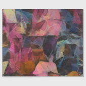 Abstract schilderij. Olieverf. Modern impressionis Cadeaupapier (Vlak)