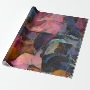 Abstract schilderij. Olieverf. Modern impressionis Cadeaupapier