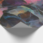 Abstract schilderij. Olieverf. Modern impressionis Cadeaupapier (Hoek)