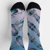 Abstract schilderij op Sokken van de bemanning (Top)