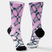 Abstract schilderij op Sokken van de bemanning (Gebogen)