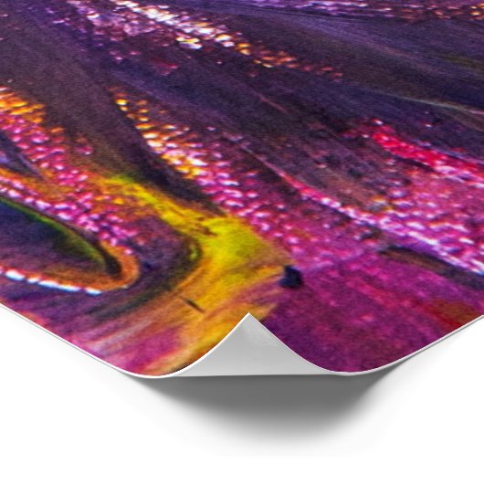 Abstract schilderij poster (Hoek)