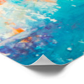 Abstract schilderij poster (Hoek)