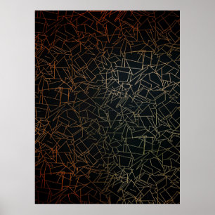 Abstract schilderij poster