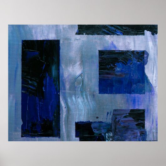 Abstract schilderij poster (Voorkant)