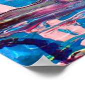 Abstract schilderij poster (Hoek)