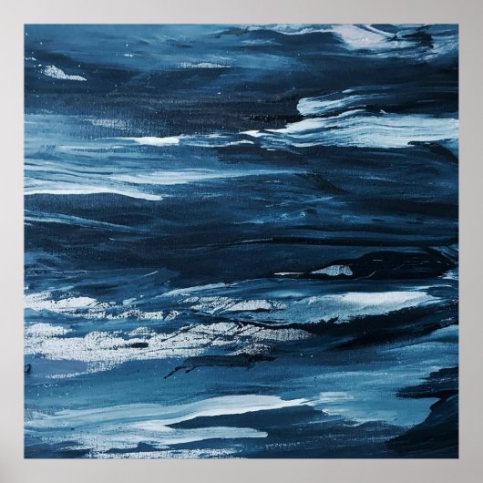 Abstract schilderij poster (Voorkant)