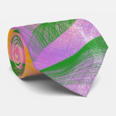Abstract Schilderij Regenboog Kleuren Stropdas (Opgerold)