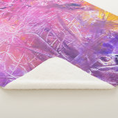 Abstract schilderij sherpa deken (3/4)