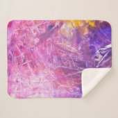 Abstract schilderij sherpa deken (Voorkant (horizontaal))