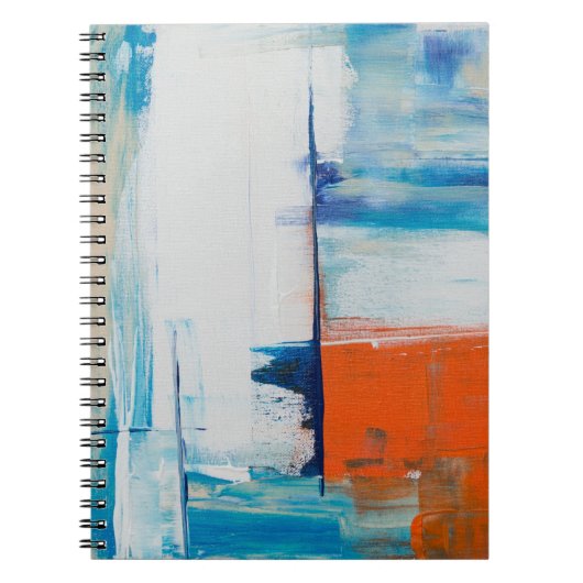 Abstract schilderij spiraal foto Notitieboek 80 pa (Voorkant)