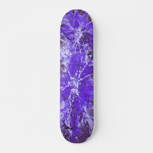 Abstract schilderij | splattergrunge skateboard (Voorkant)