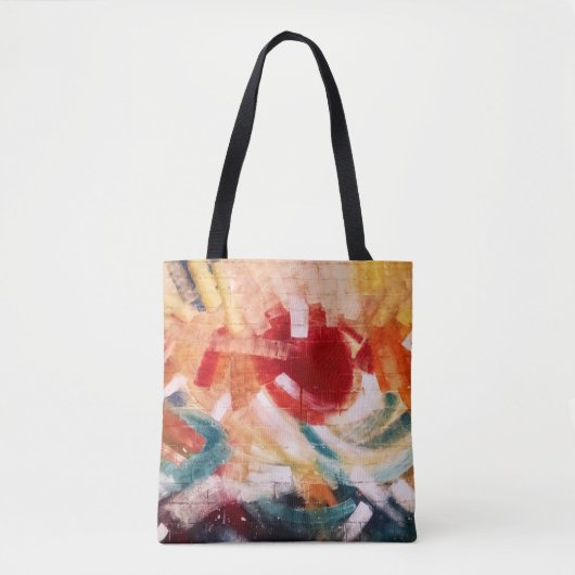 Abstract schilderij tote bag (Voorkant)