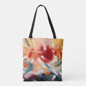 Abstract schilderij tote bag (Achterkant)