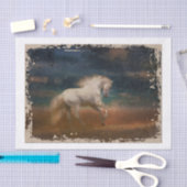 Abstract schilderij van het noodlijdende witte paa tissuepapier (Craft)