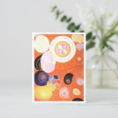 Abstract schilderij van Hilma af Klint Briefkaart (Staand voorkant)