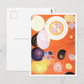 Abstract schilderij van Hilma af Klint Briefkaart (Voorkant / Achterkant)