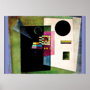 Abstract schilderij van Kandinsky Poster