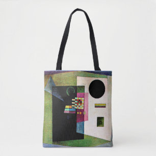 Abstract schilderij van Kandinsky, Tote Bag