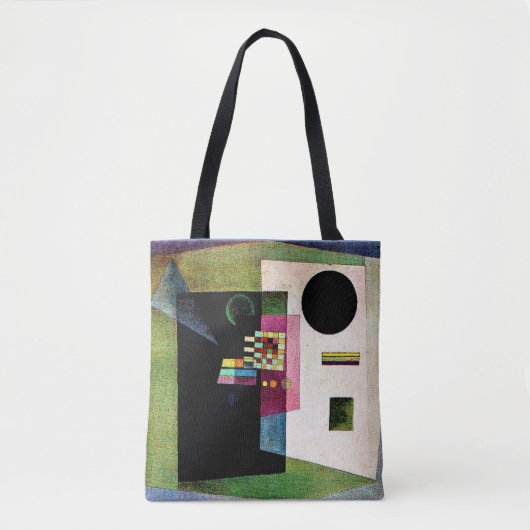 Abstract schilderij van Kandinsky, Tote Bag (Voorkant)