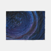 abstract schilderij van Paars en maroon Fleece Deken (Voorkant (Horizontaal))