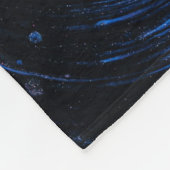 abstract schilderij van Paars en maroon Fleece Deken (Hoek)