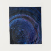 abstract schilderij van Paars en maroon Wandkleed (Voorkant)