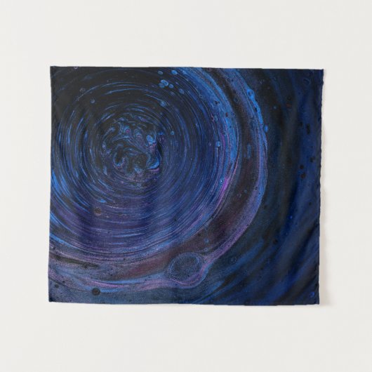 abstract schilderij van Paars en maroon Wandkleed (Voorkant (horizontaal))