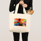 Abstract schilderij van Serdar Hizli Grote Tote Bag (Voorkant (product))