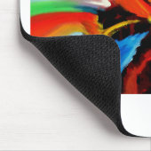 Abstract schilderij van Serdar Hizli Muismat (Hoek)