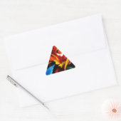 Abstract schilderij van Serdar Hizli Sticker (Envelop)