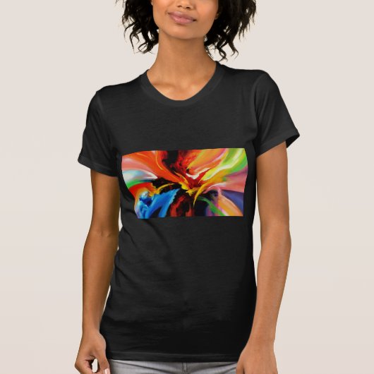 Abstract schilderij van Serdar Hizli T-shirt (Voorkant)