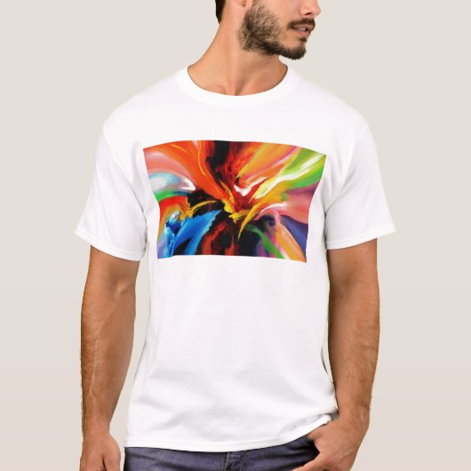 Abstract schilderij van Serdar Hizli T-shirt (Voorkant)