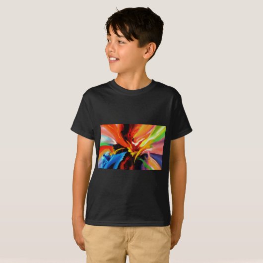 Abstract schilderij van Serdar Hizli T-shirt (Voorkant volledig)
