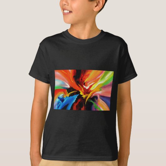 Abstract schilderij van Serdar Hizli T-shirt (Voorkant)