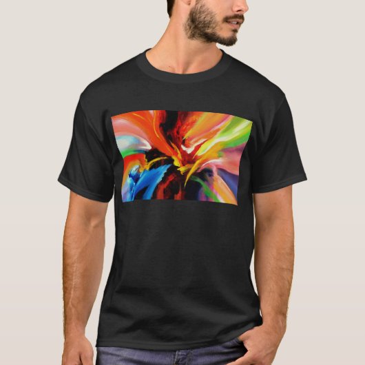 Abstract schilderij van Serdar Hizli T-shirt (Voorkant)