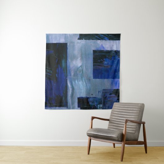 Abstract schilderij wandkleed (In situ)