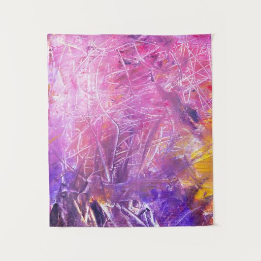 Abstract schilderij wandkleed (Voorkant)