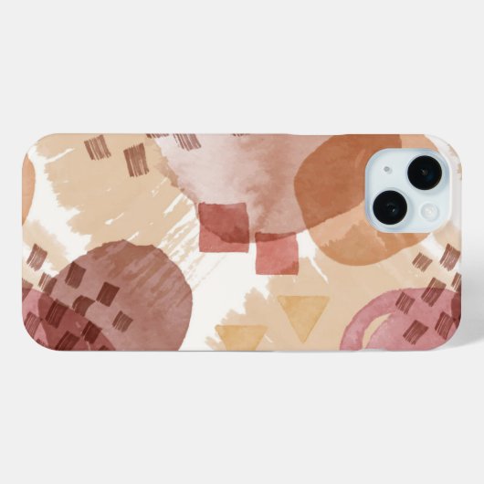 Abstract schilderij waterverf patroon Case-Mate iPhone case (Achterkant (horizontaal))