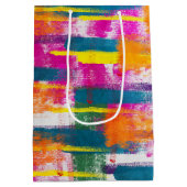 Abstract schilderpatroon - Birthday Medium Cadeauzakje (Achterkant)