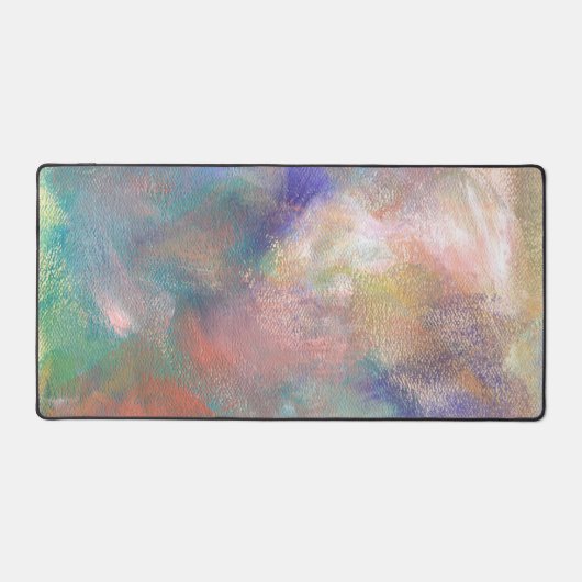 Abstract schilderpatroon bureaumat (Voorkant)