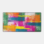 Abstract schilderpatroon bureaumat (Voorkant)