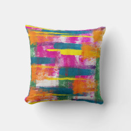 Abstract schilderpatroon kussen