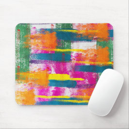 Abstract schilderpatroon muismat