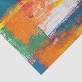 Abstract schilderpatroon tissuepapier (Detail)