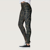 Abstract Schilderpatroon Vrouwen Leggings (Links)