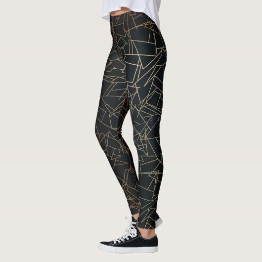 Abstract Schilderpatroon Vrouwen Leggings (Links)